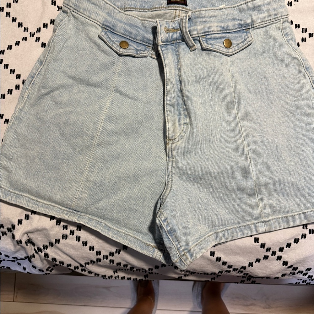 Lee Women's Light Blue Jean Shorts